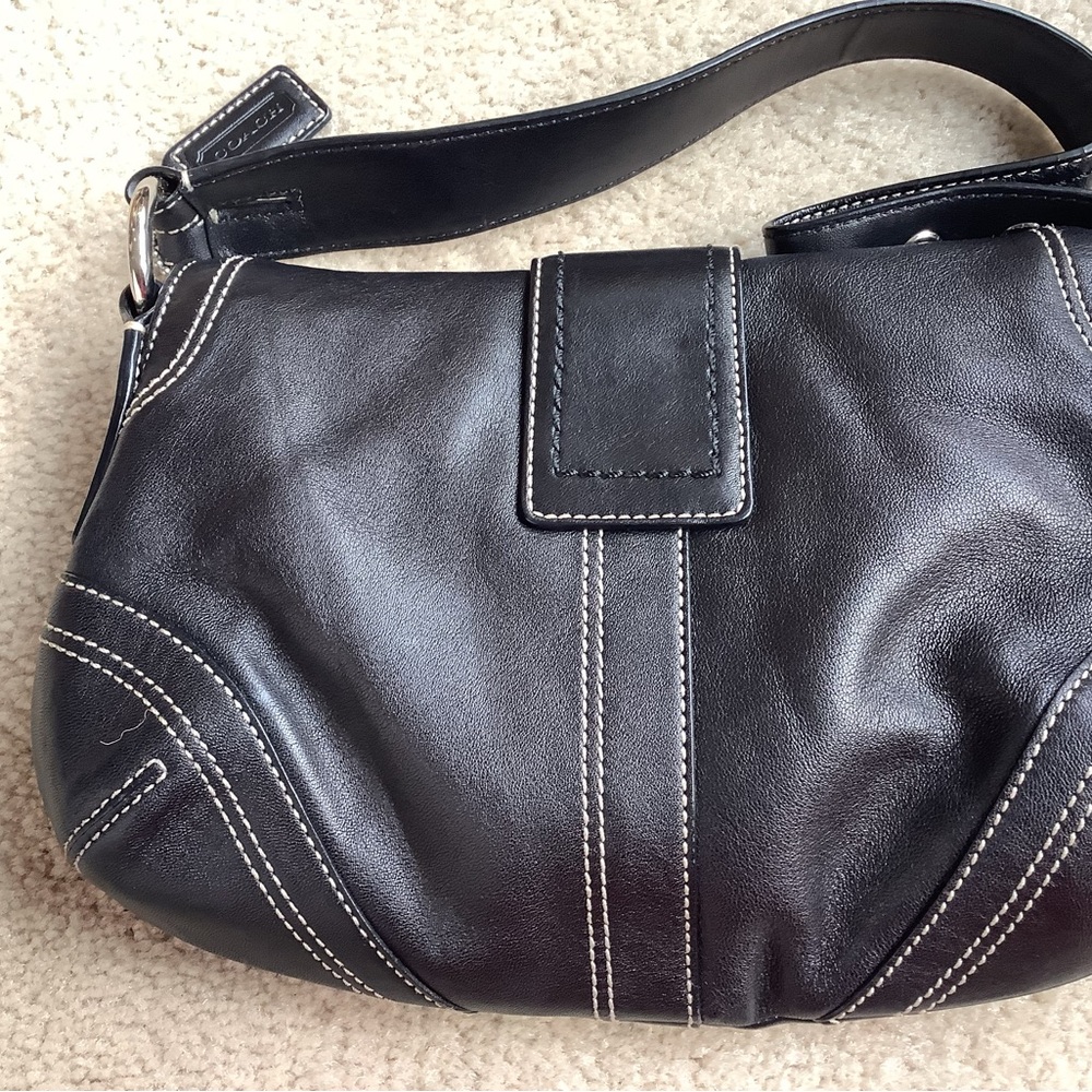 COACH #10316 mini soho bag black. - Picture 2 of 3